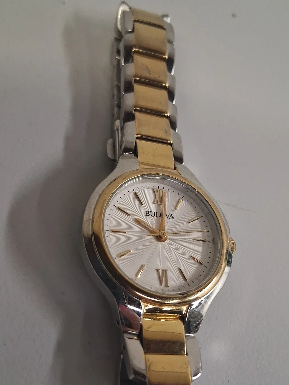 Womens Bulova Two-Tone Gold & Silver Women's Watch